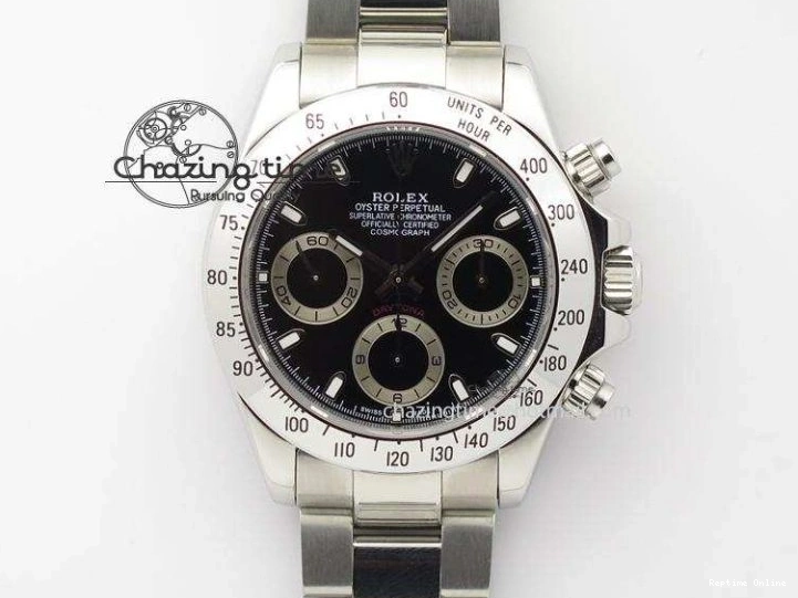 0321 Daytona 116520 JF Sec@9 Edition Black Dial On SS Bracelet A Fashionable 3985